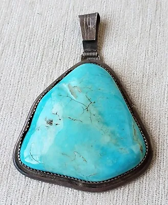Vintage Native American Indian Turquoise Sterling Silver By Richard Begay Navajo • $1350