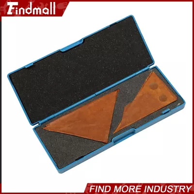 2Pcs 454590 Degree Angle Blocks 306090 Degree Angle Machinist Plate Hardened • $15.74