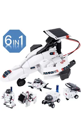 Tomons STEM Toy 6-in-1 Solar Robot Kit Learning Science  • $16.89