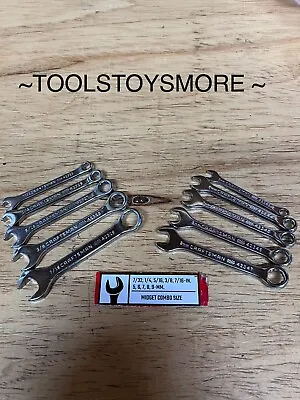 Craftsman Ignition Wrench Set Sae & Metric Midget 10 Pc Set • $22.98