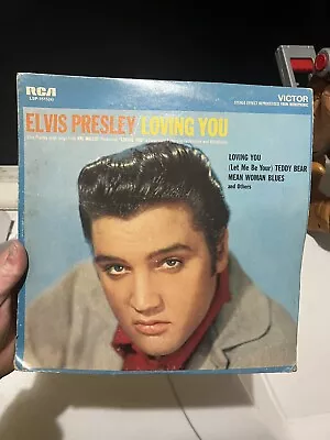 Elvis Presley Loving You LP [RCA Victor H2wp-2762] 1957 • $13