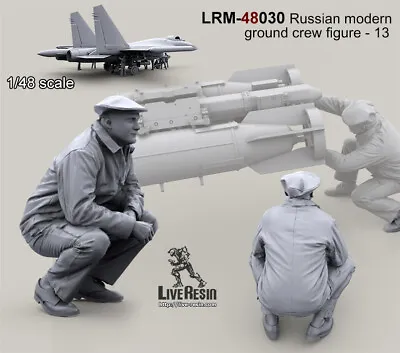 £11.35 • Buy Live Resin 1/48 Modern Russian Avia Ground Crew Vol. 13