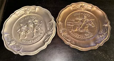 Vintage Fife And Drum Man On Horse 2 - Bicentennial Collector Plates • $25