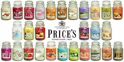 Prices Scented Large Jar Candles 150 Hour Burn Time Full Range Available • £12.99