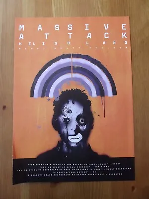 MASSIVE ATTACK - HELIGOLAND - ADVERT 20.5 X 28.5cm. • $3.16