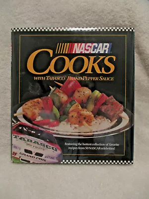 NASCAR Cooks With Tabasco Brand Pepper Sauce~HC~DJ~1st. Ed.~1998 • $3.90