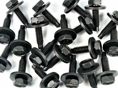 Body Bolts For Mopar 1/4-20 X 15/16  7/16  Hex 3/4  Washer (Qty-25) #78 • $24.95