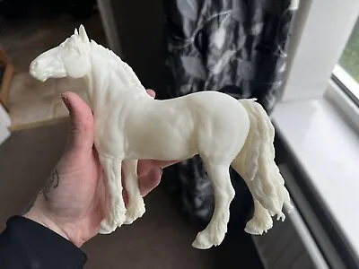 £95 • Buy Breyer Resin Classic Model Horse Draft Stallion- White Resin Ready To Paint