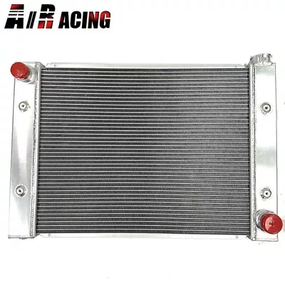 2 Row Aluminum Racing Radiator Rear V Mount Overall Size 27 X20 X4.5  Universal • $149.99