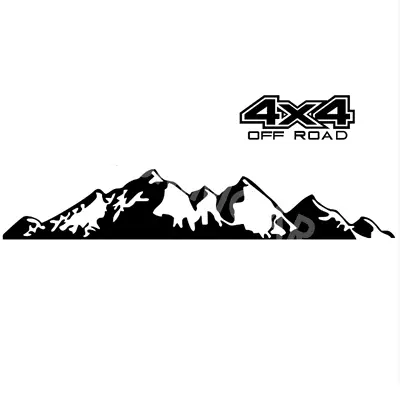 4x4 Off Road Mountain Graphic Sticker Vinyl Decals Waterproof For Car Truck SUV • $17