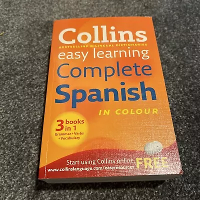 Easy Learning Complete Spanish Grammar Verbs And Vocabulary (3 Books In 1)... • £0.99