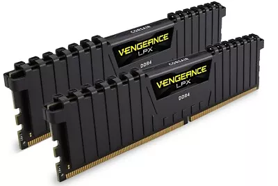 Corsair Vengeance LPX 16GB (2x8GB) DDR4 2133MHz C13 Desktop Gaming Memory Black • $92.30