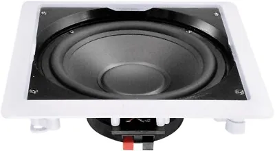 E-audio Dual Water Resistant 10  In Wall Or Ceiling Subwoofer (8Ohms 180W) • £39.99