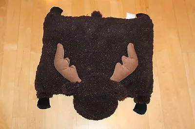 Pottery Barn Kids Sherpa Brown Moose Pillow Pet Plush Sleepover  • $14.99