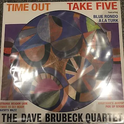 £15.34 • Buy The Dave Brubeck Quartet - Time Out 'take Five' New 2017 Picture Disc Lp Vinyl