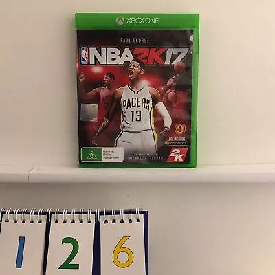NBA 2K17 Xbox One Game + Manual Oz126 • $4.95