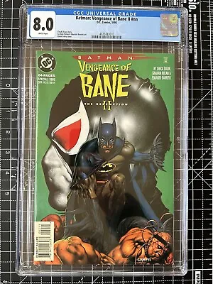 🔥 BATMAN The Vengeance Of Bane II #1 DC 1994 CGC 8.0  • £65.75