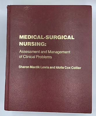 Medical-Surgical Nursing: Assessment And Management Of Clinical Problems Lewis • $26.98