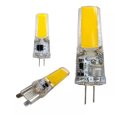 10X Dimmable LED Light Bulbs G4 G9 3W 6W Lamp Replace 40W Halogen Lamp 12V 220V • $8.50