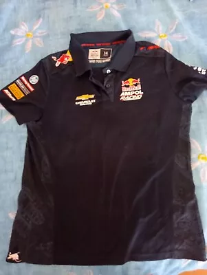 Red Bull Holden Racing Chevrolet Polo Shirt Womens Size 14 • $20.99
