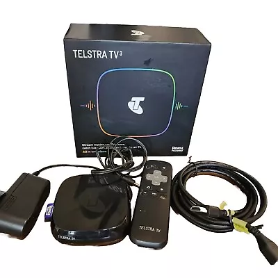 Telstra TV 4200TL Powered By Roku Complete W Remote & New Batteries • $69.95