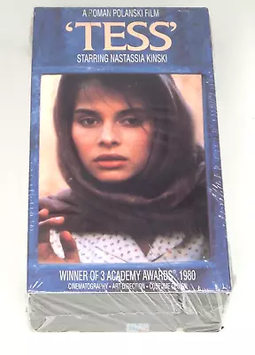 Tess (VHS 1979 Roman Polanski Film) Nastassia Kinski Brand New & Sealed • $5.99