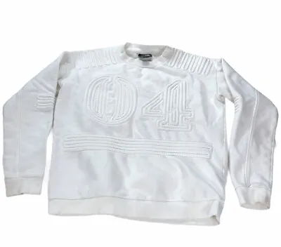 £19.77 • Buy Ivy Park Sweat Jacket Hoodie Women's Oversized Textured White Logo Beyonce XS