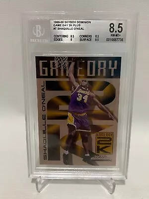 Shaquille O'Neal BGS 8.5 1999-00 Skybox Dominion Game Day 2K Plus #7 Shaq Lakers • $9.95