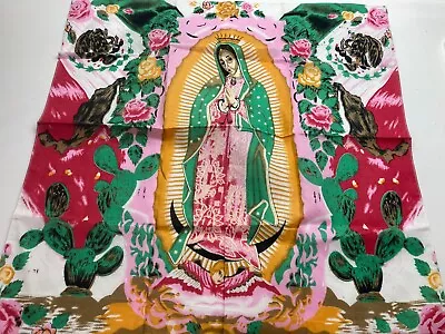 Our Lady Of Guadalupe (Pañuelo De La Virgen De Guadalupe) Bandana Scarf Hankie • $6.25