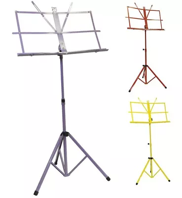 £12.99 • Buy Portable Lightweight Foldable Adjustable Choir Sheet Music Stand - 3 Colours