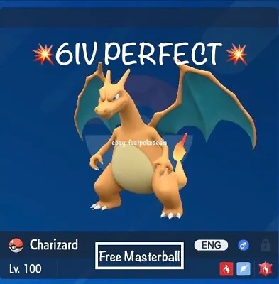 $9.95 • Buy Pokemon Scarlet And Violet 💥6IV PERFECT💥 Charizard Fire Tera FAST D Event