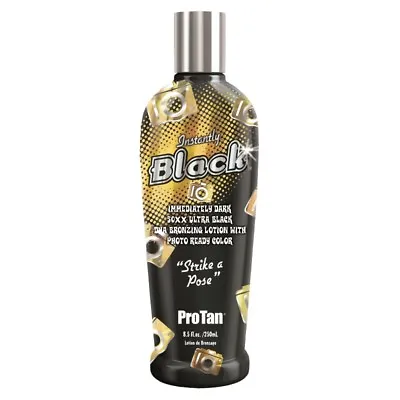 £16.99 • Buy Pro Tan Instantly Black Dark 50XX Ultra Black DHA Sunbed Tanning Lotion Bronzer