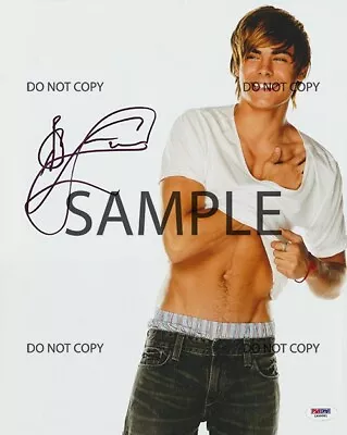 Zac Efron Autographed 8x10 Reprint Photo Signed HQ Lab Shirtless Poster • $12.99