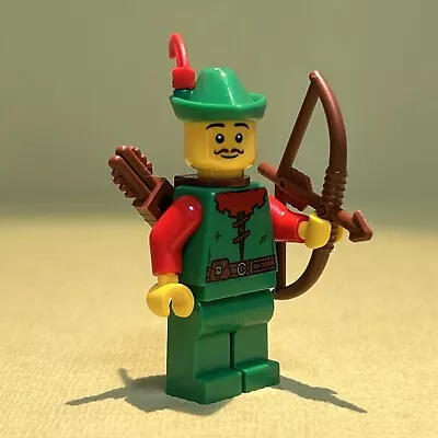 Lego Green Classic Forestman Male Retro Minifigure Robin Hood From Castle 10305 • $18.95