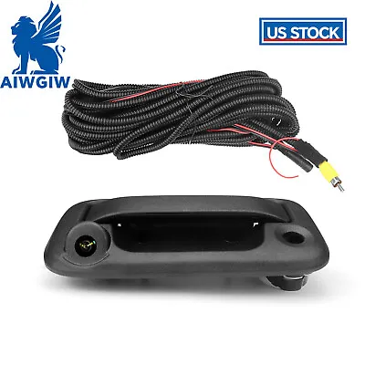 Tailgate Handle Mount Backup Rear View Camera For 04-14 Ford F150 F250 F350 F450 • $34.99