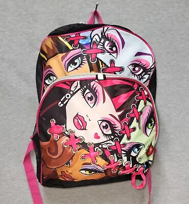 Monster High Doll Face Fashion Backpack Back To School Supplies Book Bag Ribbon • $19.99