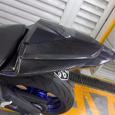 For 2015-2023 YZF R3 MT03 R25 Rear Seat Cover Tail Seat Cowl Carbon Fiber Look • $40.28