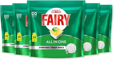 All-In-One Dishwasher Tablets 130 Pack Value Bundle (26 Pack X 5) • $99.99