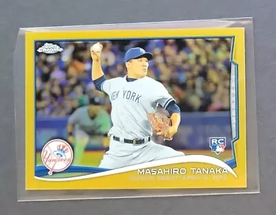 Masahiro Tanaka 2014 Topps Chrome Update Gold Refractor RC #243/250 #MB-36 • $50