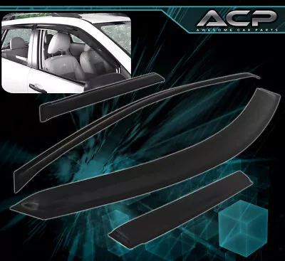 For 92-95 Honda Civic Sedan 4 Door JDM Tape-On Side Window Visors Sun Rain Guard • $35.99