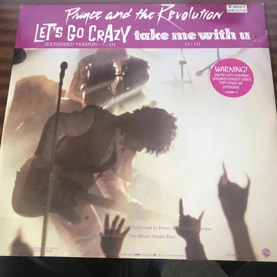 £7 • Buy Prince And The Revolution - Let’s Go Crazy 12” Vinyl