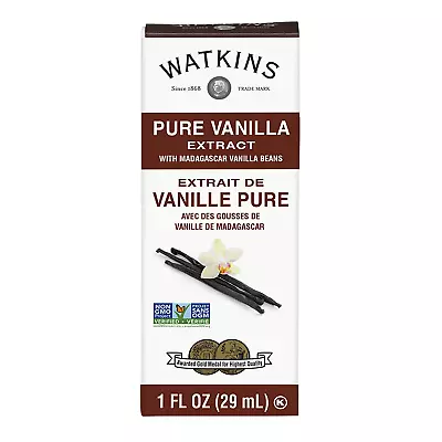 Pure Vanilla Extract With Madagascar Vanilla Beans 1 Oz. Bottle 1-Pack • $8.83