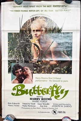 Butterfly 1975 Original Sexploitation X-rated Movie Poster • £18.99