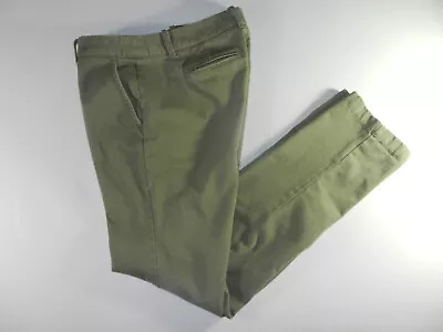 J Crew Waverly Chino Women's Size 2 Olive 31  X 30  Cotton Low Rise • $14.99