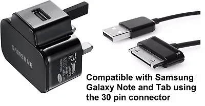 £9.95 • Buy Samsung Mains Charger & Cable Galaxy Note 10.1  N8000 N8010  Tab 2 10.1 P5100