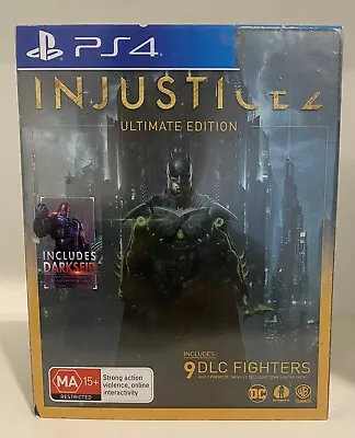 $25 • Buy Injustice 2 Ultimate Edition Sony Playstation 4 PS4 - Steelbook-FREE POSTAGE-