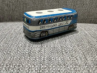 Vintage Rare Old Litho Wind Up Tin Toy Bus Greyhound Express  • $21.95