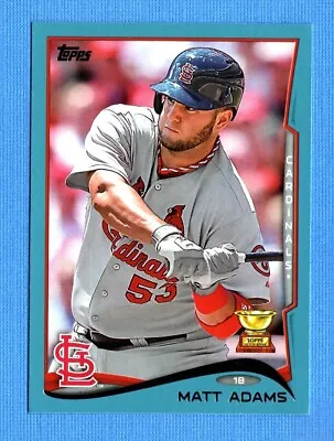 2014 Topps Wal-Mart Blue Border #157 Matt Adams All-Star Rookie Cardinals • $1