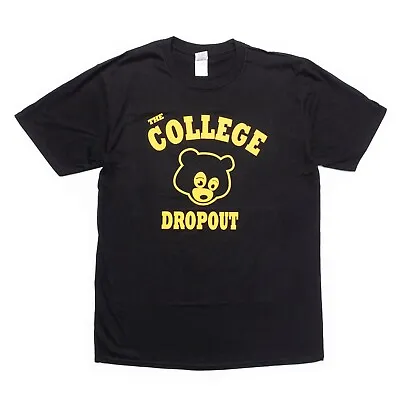 Kanye West College Dropout Black Old Skull R&B Hip Hop Vintage T-Shirt Tee Top • £14.99
