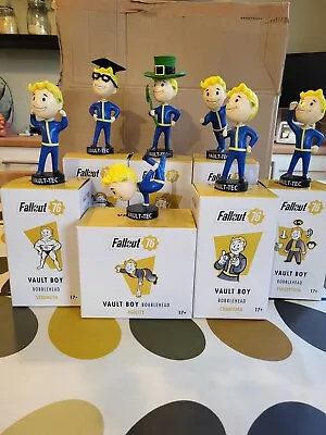 Fallout 76 Vault Boy Bobblehead Set 7 Figures • £100